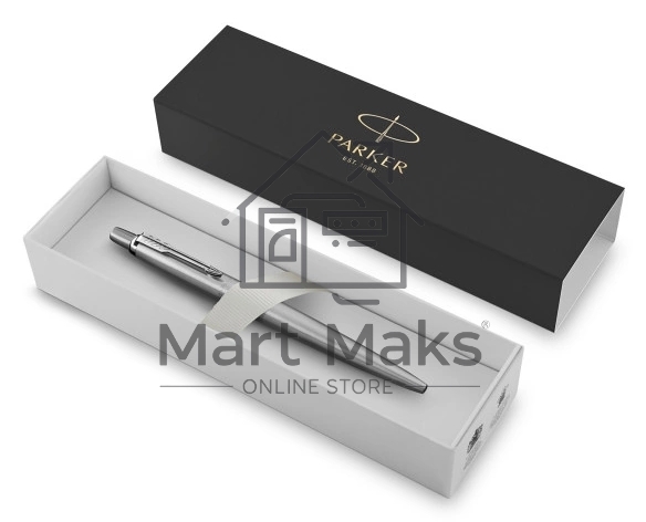 Ручка шариковая Parker Jotter Core K61 (CW1953170) Stainless Steel CT M, синие чернила, подарочная коробка