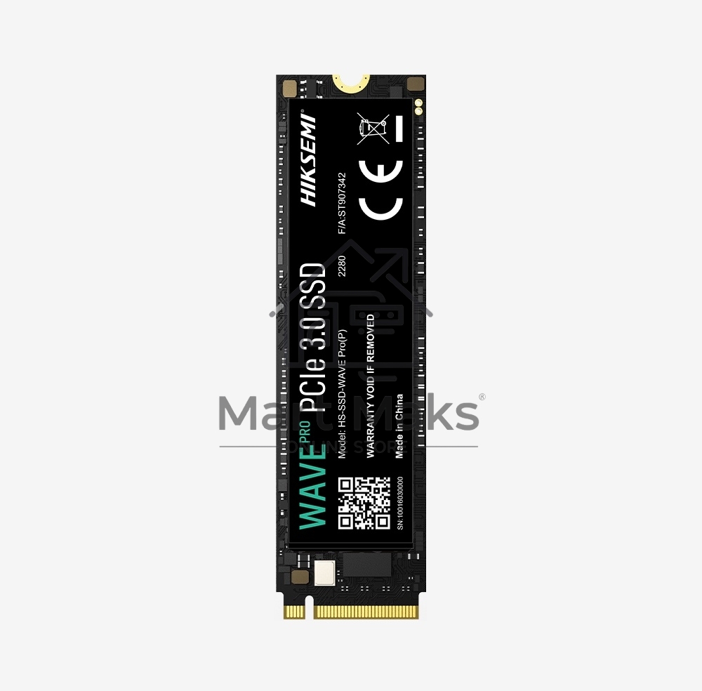Накопитель SSD HIKSEMI WAVE Pro(P), 1024Gb, PCIe 3.0 x4, M.2 2280, NVMe, R/W 3520/2900