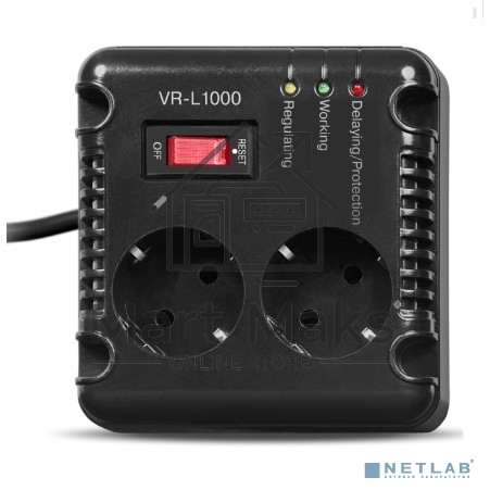 Сетевой фильтр SVEN Стабилизатор напряжения VR-L1000 SV-014872