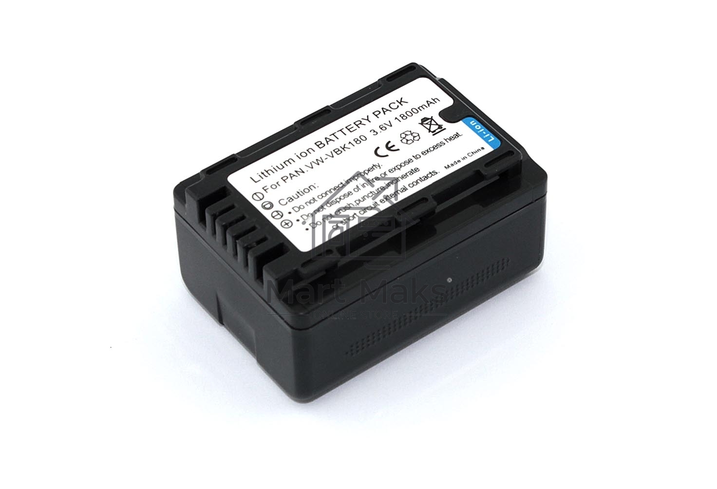 Аккумуляторная батарея для видеокамеры Panasonic HC-V10 (VW-VBK180) 3.6V 1800mAh