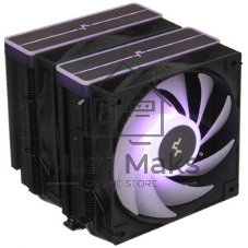 Кулер для процессора DEEPCOOL AG620 BK ARGB V2 черный 120мм алюминий+медь 1850rpm 29.4db 4-pin 260W 157мм
