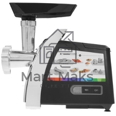 Мясорубка электрическая Bosch MFW67440 черный, 2000 Вт, 3.5 кг/мин, реверс, защита от перегрузки, насадки - 4