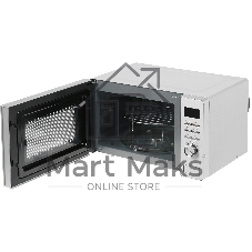 Микроволновая печь Gorenje GRILL MO23A4X нержавеющая сталь, 23 л, 800 Вт, переключатели - кнопки, поворотный механизм