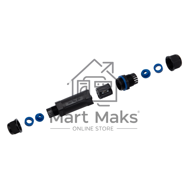 Кабельный коннектор I-образный (5PIN) IP68 Rexant