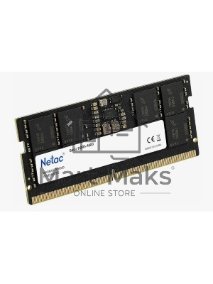 Оперативная память NETAC Basic, DDR5, 8Gb (1x8Gb), 4800MHz, CL40, SO-DIMM