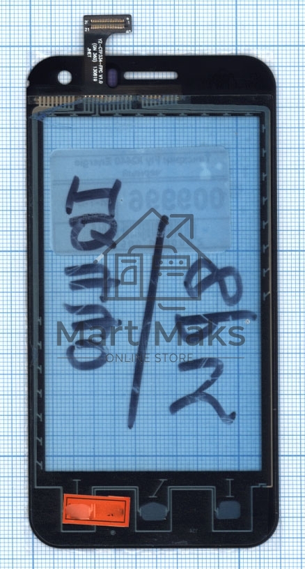 Сенсорное стекло (тачскрин) для Airis TM475, черное