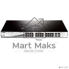 Коммутатор D-Link DGS-1210-28/ME/B1A PROJ, 24×1 Гбит/с + 4×1 Гбит/с SFP, управляемый