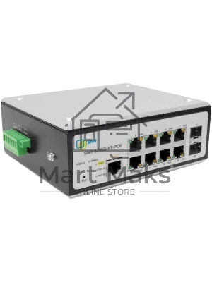 Коммутатор SNR SNR-S215GI-8T-POE, 1Гбит/с, количество портов 8 шт, (L2)