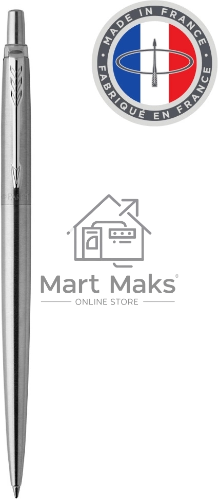 Ручка шариковая Parker Jotter Core K61 (CW1953170) Stainless Steel CT M, синие чернила, подарочная коробка