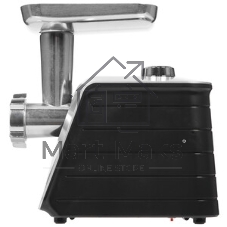 Мясорубка электрическая Polaris PMG 2561 черный, 2500 Вт, 2.7 кг/мин, реверс, защита от перегрузки, металлический лоток, насадки - 7