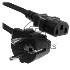Кабель питания для ноутбуков Gembird/Cablexpert, 3м, Schuko- C5, 10А (PC-186-ML12-3M)