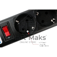 Сетевой фильтр, PC 1,9 м, 5 р, черный 10А, UPS(C14), SPG5-В2