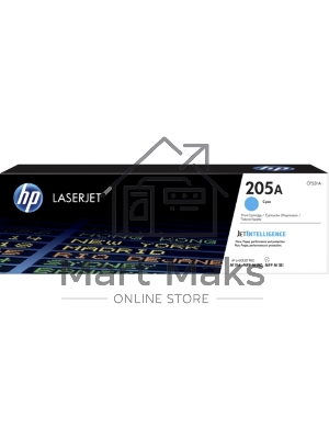 Картридж лазерный HP CF531A (HP 205A) голубой для HP LaserJet M180/M181 900 страниц.