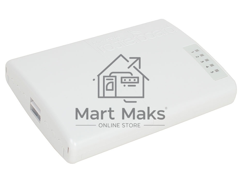 Маршрутизатор MikroTik RB750P-PBr2 PowerBox with 650MHz CPU, 64MB RAM, 5xLAN (four with PoE out), RouterOS L4, outdoor case, PSU, PoE, mounting set
