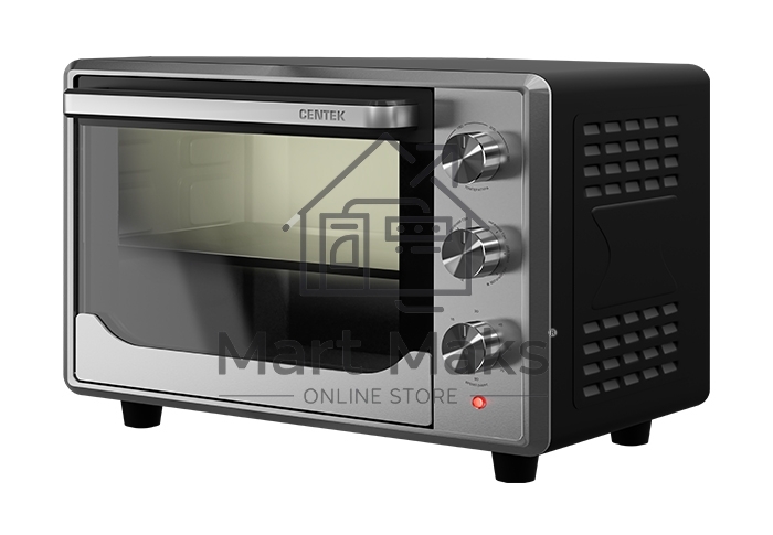 Мини-печь Centek CT-1540 Convection (сталь) <50л> 2000Вт двойн стекло, внутр подсветка, max 320°