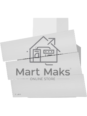 Вытяжка наклонная LEX RIO GS 600 белая, 59.5 см, 850 куб. м/ч, 44 дБ