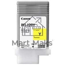 Картридж струйный Canon PFI-120 Y 2888C001 желтый (130мл) для Canon Canon imagePROGRAF TM-200/205