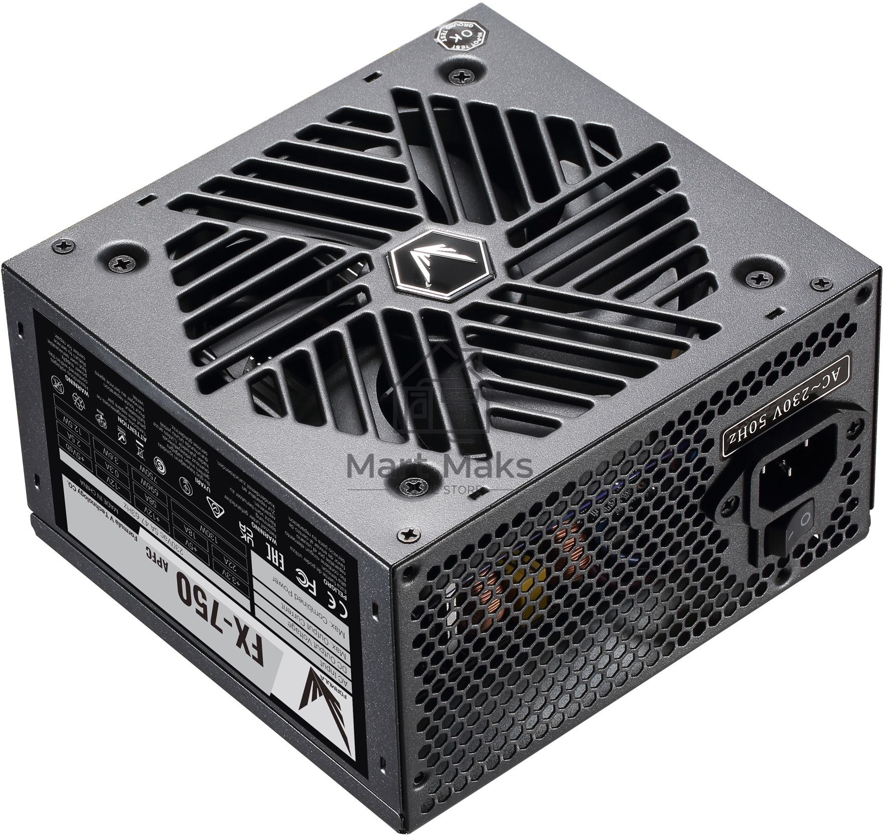 Блок питания Aerocool / Formula FX-750 RTL, 750Вт, 120мм, черный