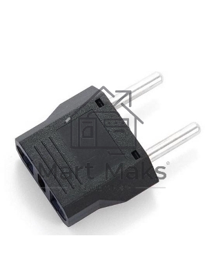 Переходник на евровилку US-EU ( В ассортименте )