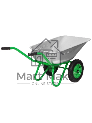 Тачка садово-строительная Сибртех 2-х колесная, грузоподъемность 230 кг, объем 90 л