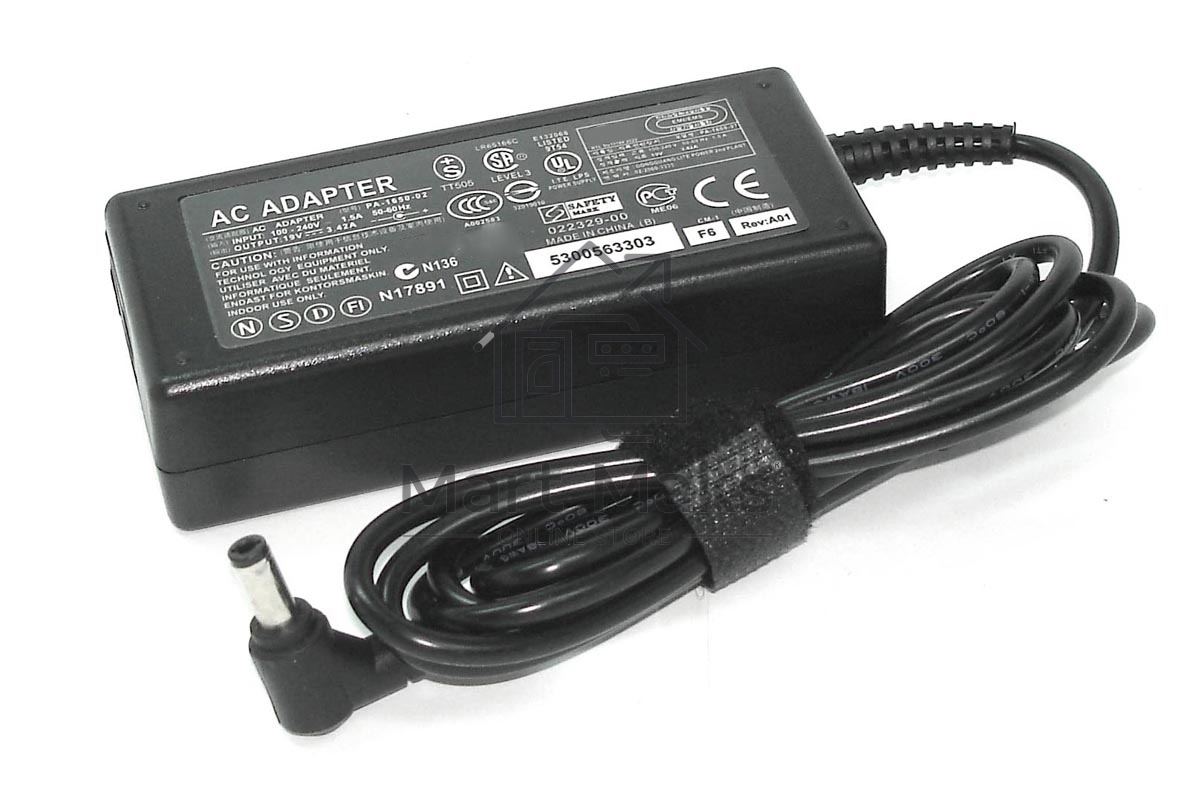 Блок питания (сетевой адаптер) для ноутбуков Liteon 19V 3.42A 5.5x2.5 REPLACEMENT