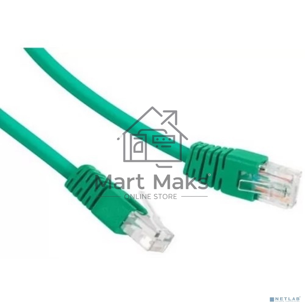 Патч-корд UTP Cablexpert кат.5e, 1.5м, литой, многожильный (зеленый)