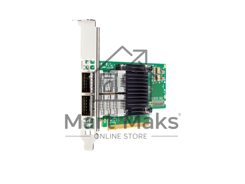 Адаптер Infiniband ConnectX®-6 VPI adapter card, HDR IB (200Gb/s) and 200GbE, dual-port QSFP56, PCIe4.0 x16, tall bracket