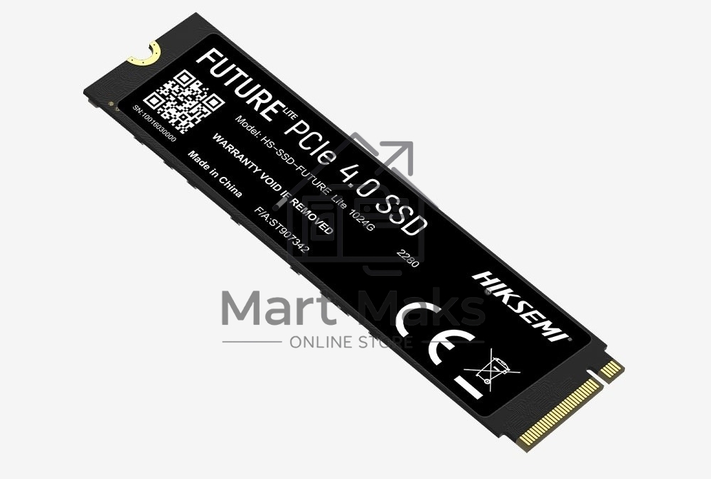 Накопитель SSD HIKSEMI FUTURE LITE, 1024Gb, PCIe 4.0 x4, M.2 2280, NVMe, R/W 7000/6000