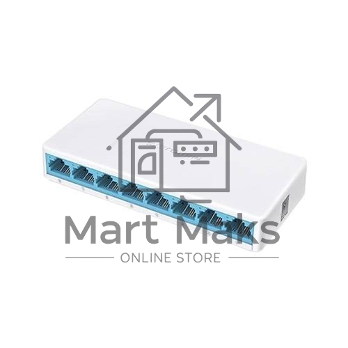 Коммутатор Mercusys MS108, 8 портов Ethernet 100 Мбит/с