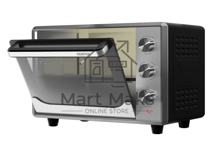 Мини-печь Centek CT-1540 Convection (сталь) <50л> 2000Вт двойн стекло, внутр подсветка, max 320°