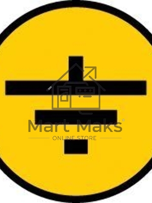 Самоклеящаяся этикетка Iek YPC20-ZAZEM-1-096 30х30 мм, символ 