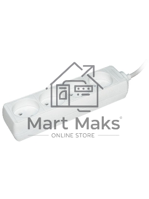 Удлинитель Iek WYP10-06-04-05-N У4 4 места 2Р/5метров 2х0.75мм2 10А/250 IEK