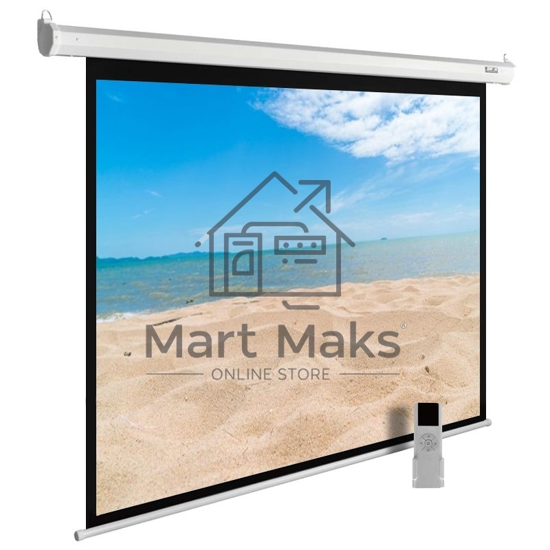 Экран Cactus 180x240см MotoExpert CS-PSME-240x180-WT 4:3 настенно-потолочный рулонный белый (моторизованный привод)