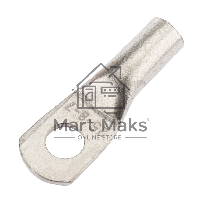 Наконечник медный луженый Rexant ТМЛ 25–8–7 (25мм² - Ø8мм) ГОСТ 7386-80 (в упак. 10 шт.)