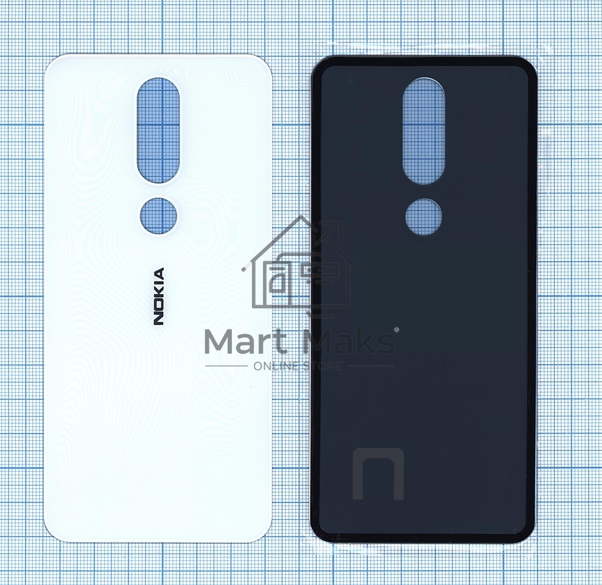 Задняя крышка для Nokia X6 белый