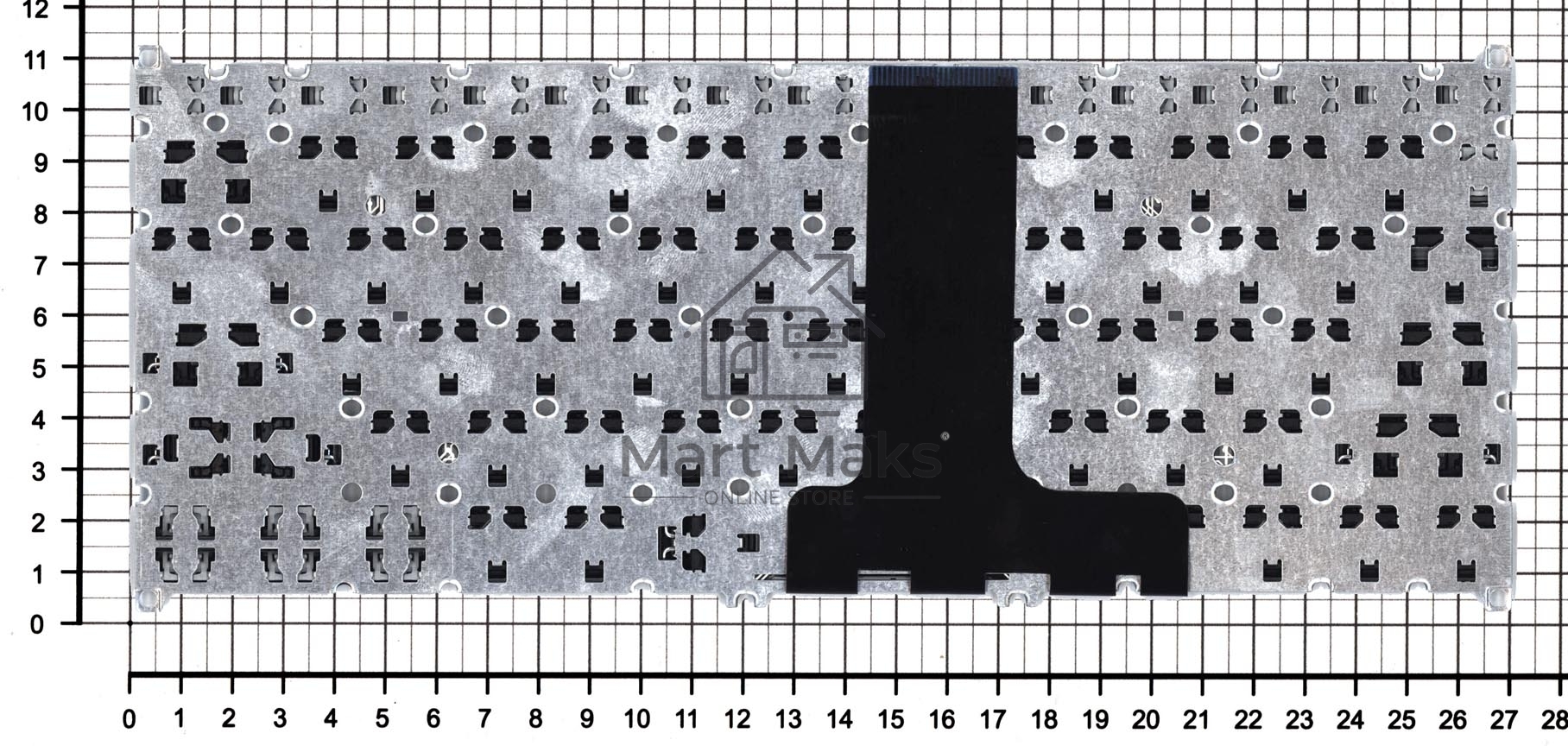 Клавиатура для ноутбука Acer Aspire ES1-132 черная