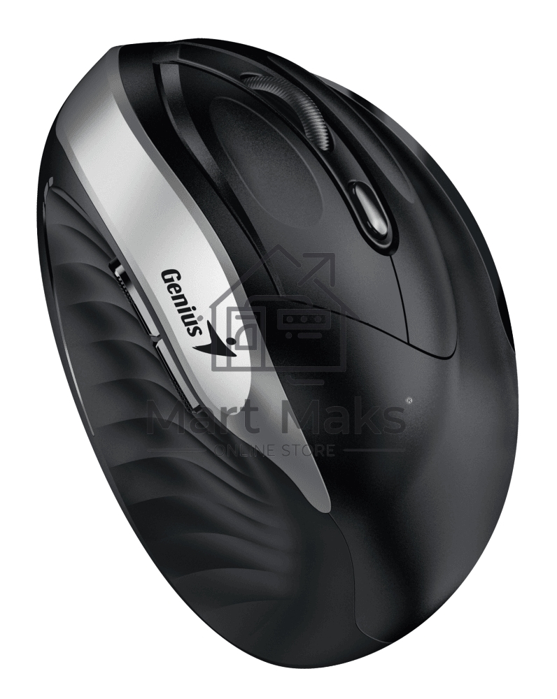 Мышь беспроводная Genius Ergo 8250S серебристый, 1600 dpi, радиоканал, USB, кнопки - 6