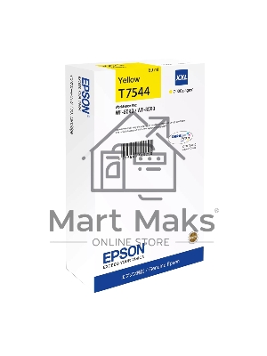 Картридж струйный Epson T7544 желтый экстраповышенной емкости для WF-8090/8590