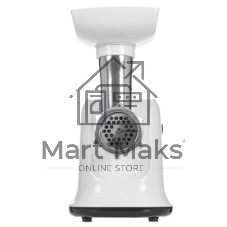 Мясорубка электрическая Sakura SA-6420W белый, 1500 Вт, 1.2 кг/мин, реверс, защита от перегрузки, насадки - 1