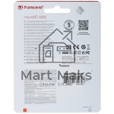 Флеш карта microSDHC 8Gb Class10 Transcend TS8GUSD300S w/o adapter