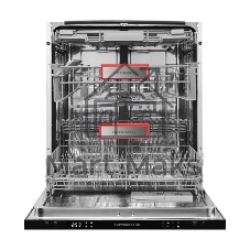 Встраиваемая посудомоечная машина Kuppersberg GS 6057, серебристый, 59.6 см, 15 компл., 49 дБ, класс A++