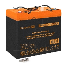 Аккумуляторная батарея ExeGate HR 12-55 (12V 55Ah, болт М6)