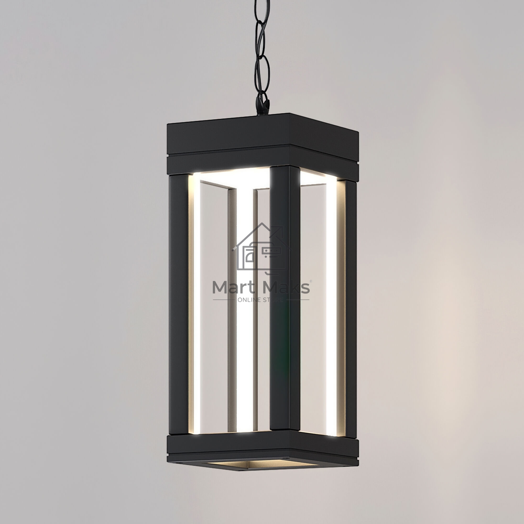 1528 TECHNO LED / Светильник садово-парковый чёрный