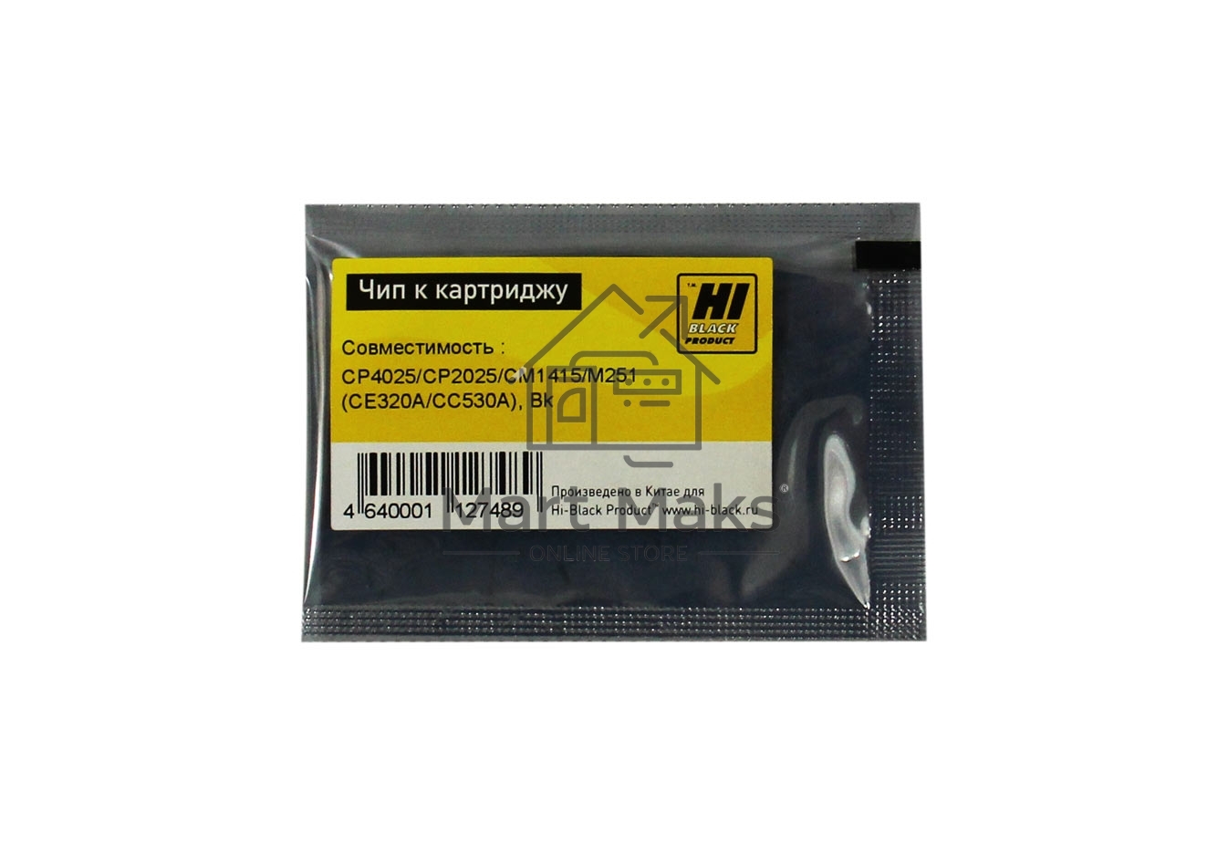Чип Hi-Black к картриджу HP CLJ CP4025/CP1025/CM2320/CP3525 new, BK