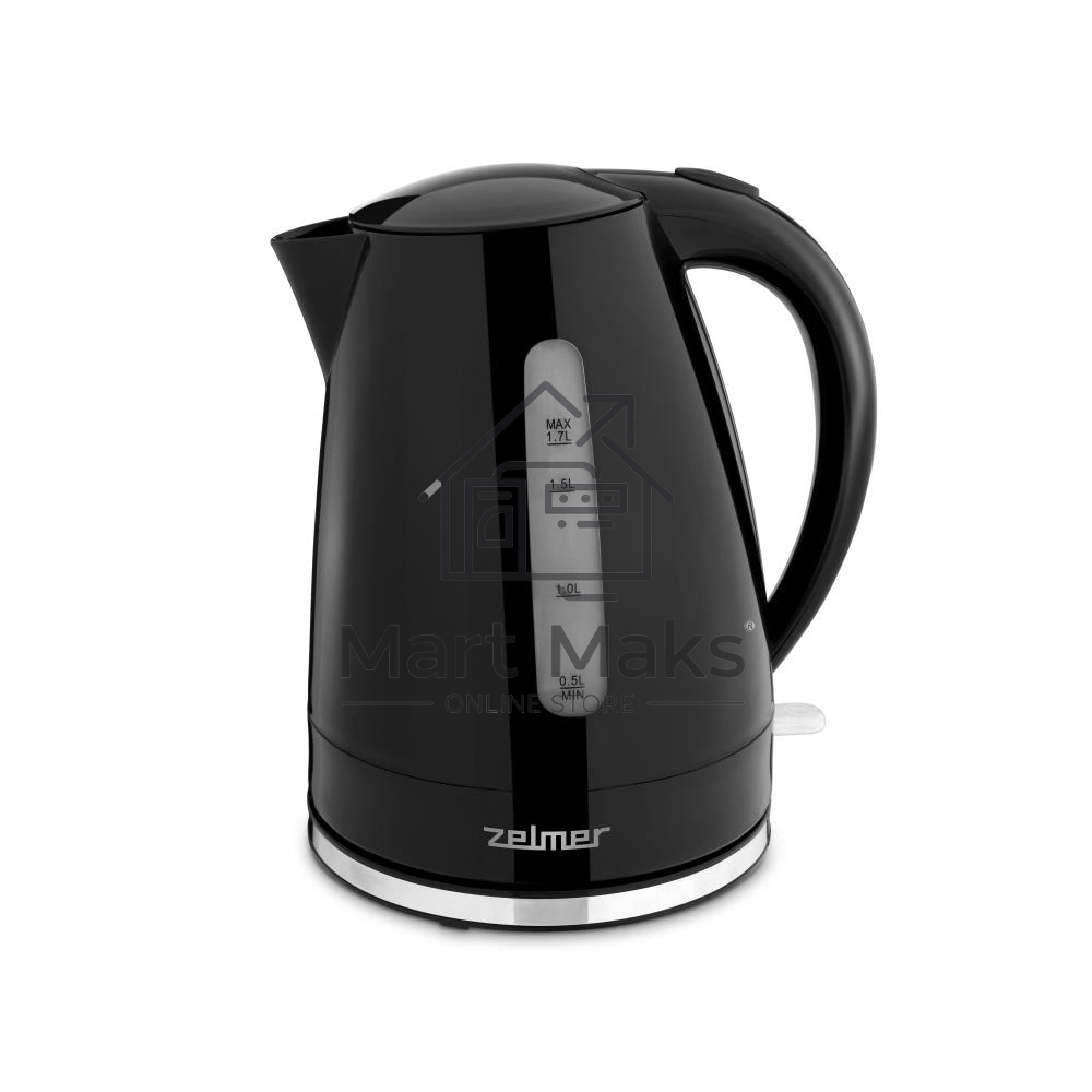 Чайник электрический Zelmer ZCK7617B 1.7л. 2200Вт черный корпус: пластик