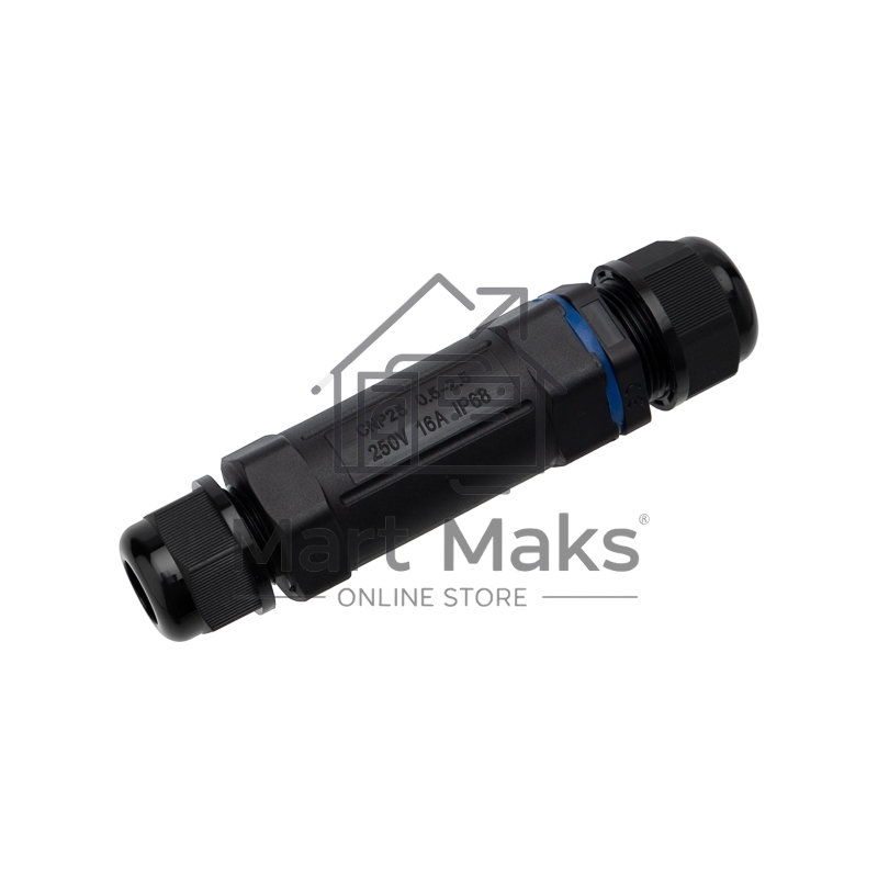 Кабельный коннектор I-образный (3PIN 0,5-2,5мм2) IP68 Rexant