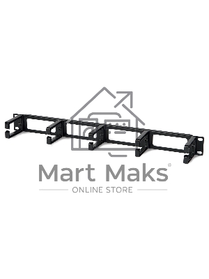 Кабельный организатор Hyperline CM-1U-PL с пластиковыми кольцами, 19