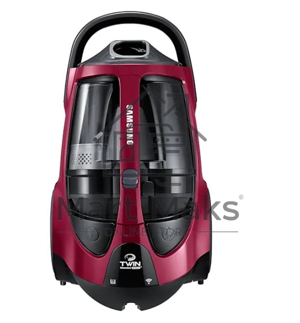 Пылесос Samsung VCC885FH3P красный, 430/2200 Вт, уборка сухая, пылесборник двойная камера 2л
