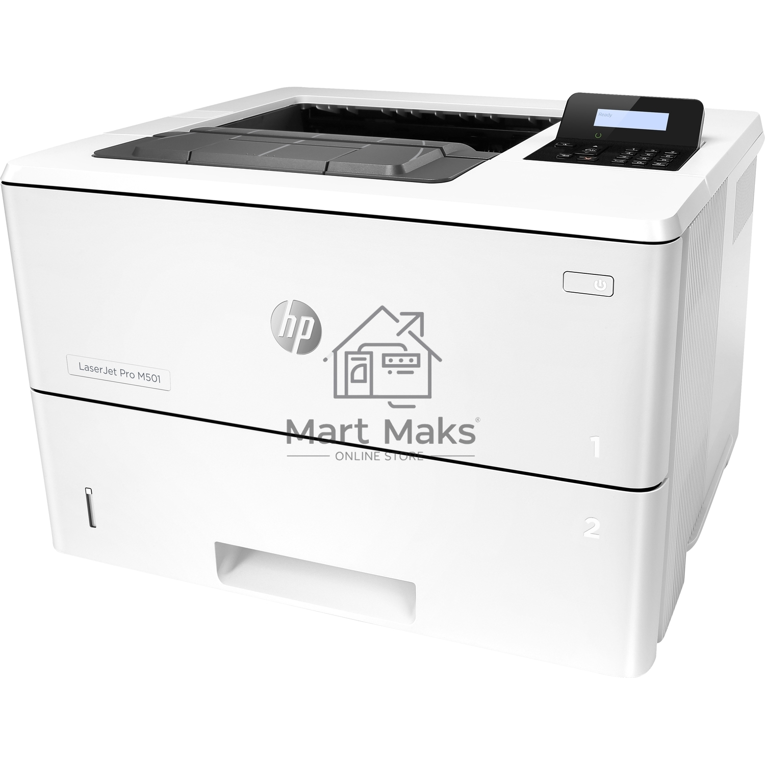 Принтер лазерный HP LaserJet Pro M501dn (J8H61A), A4, ч/б, печ. до 45 стр/мин., 600 x 600 dpi, USB, RJ-45, Air Print