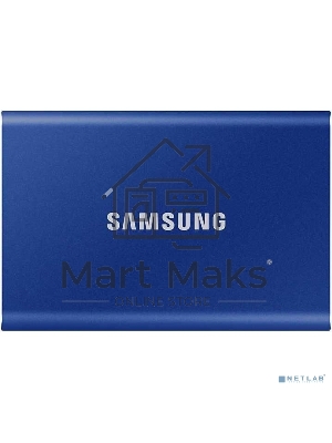 Внешний SSD Samsung T7, 1TB, USB 3.2 Gen 2 Type-C, R/W 1050/1000, синий